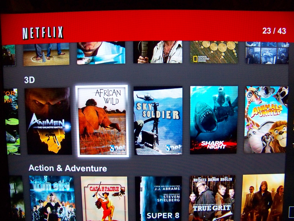 Which Streaming Service Has 3d Movies?